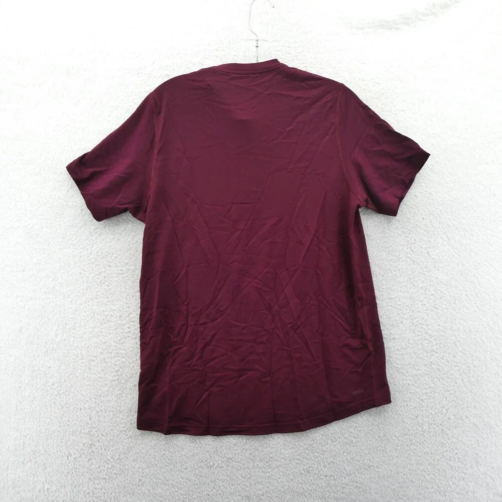 Mississippi State Bulldogs Shirt Mens Medium Red Baseball Adidas College Tee New